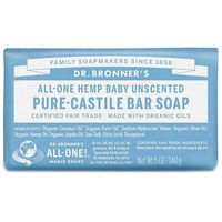 Dr. Bronner's Pure Castile Soap Bar - Baby-Unscented
